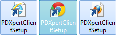Client Setup desktop icons
