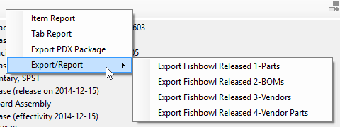PDXpert change form Affected list's sequence for importing data to Fishbowl