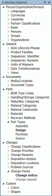 PDXpert PLM software Collection Explorer