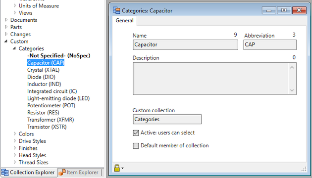 Custom collection for Altium libraries