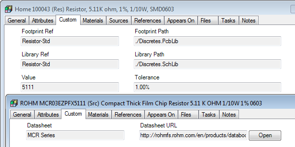 altium resistor library