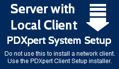 PDXpert System (Server + Client) installer download