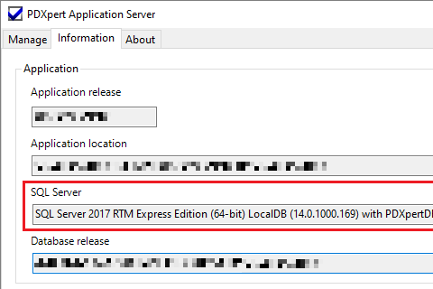 SQL Server service connected